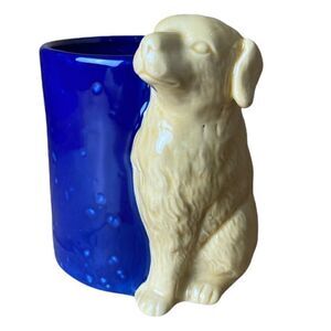 GOLDEN RETRIEVER Dog MUG Cobalt BLUE